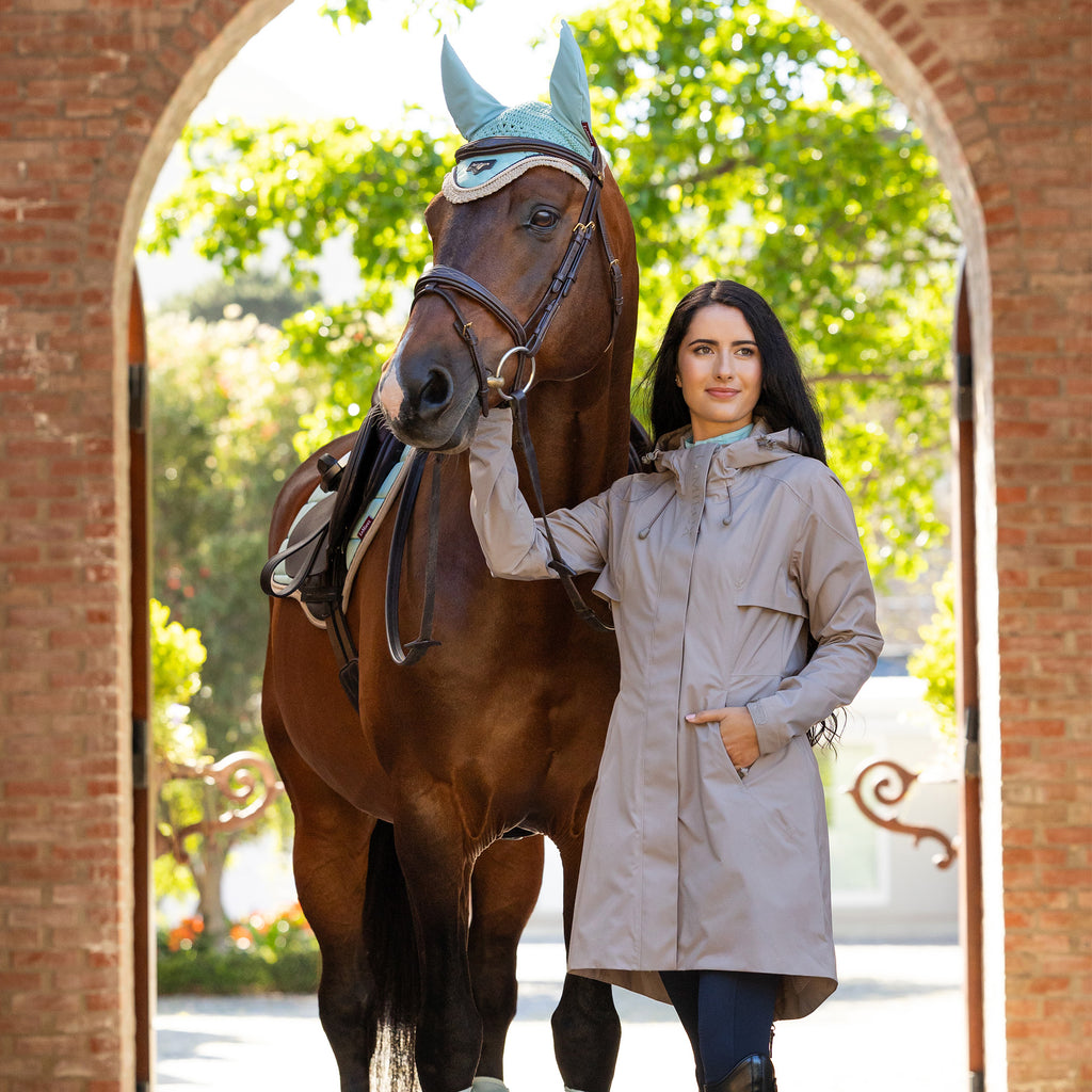 LeMieux Grace Long Rain Jacket - Pecan