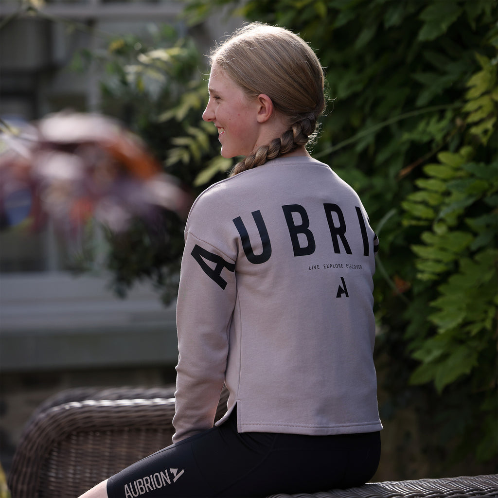 Aubrion Young Rider React Sweatshirt - Sand