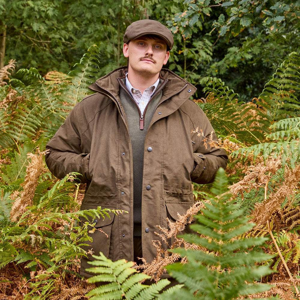 Hunter Outdoor Mens Gamekeeper Jacket - Dark Olive