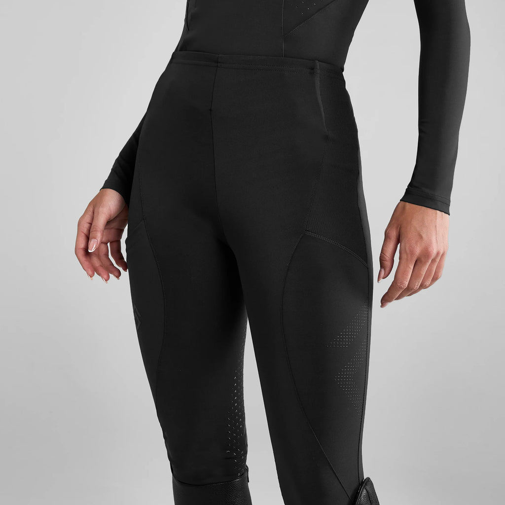 Aztec Diamond Core Leggings Full Seat - Black
