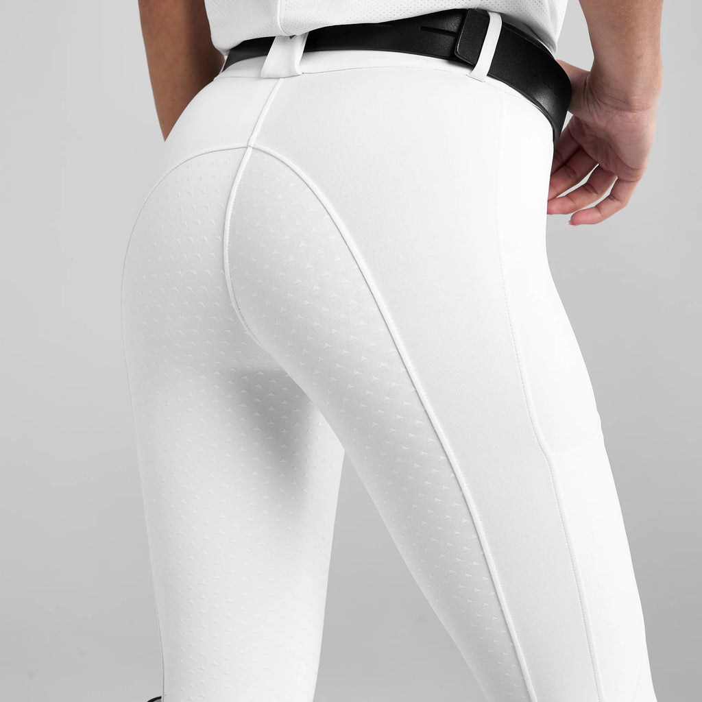 Aztec Diamond Full Seat Compression Breeches - White