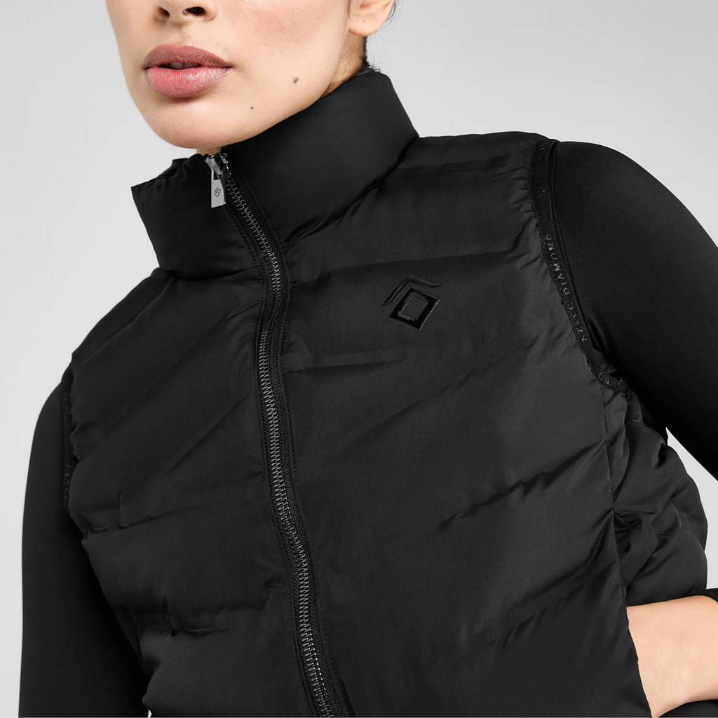 Aztec Diamond Lightweight Gilet - Black