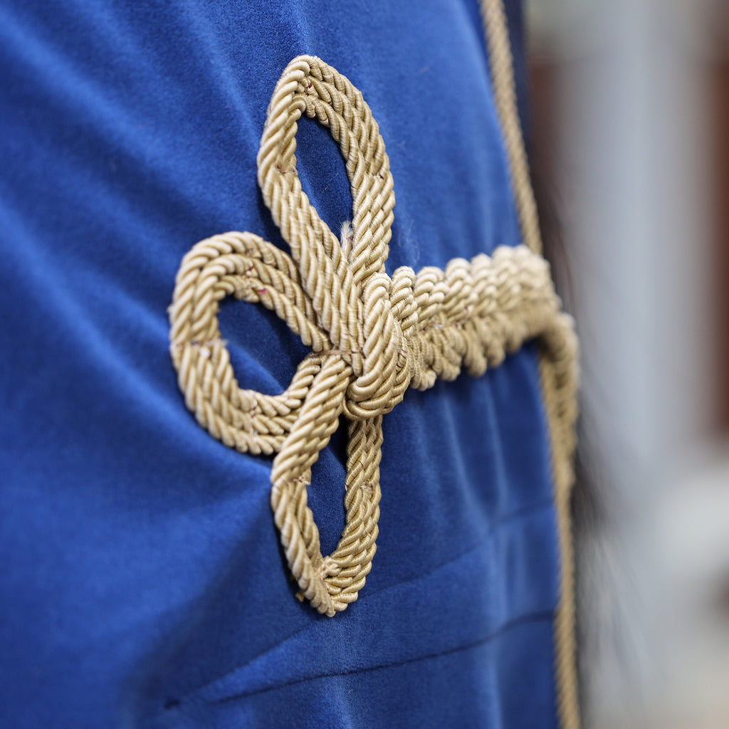 Shires Deluxe Fleece Show Rug - Navy