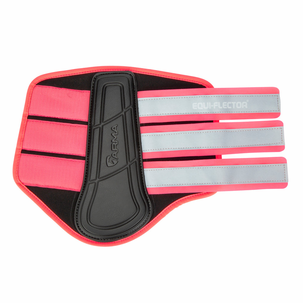 Arma Equi-Flector Brushing Boots - Pink