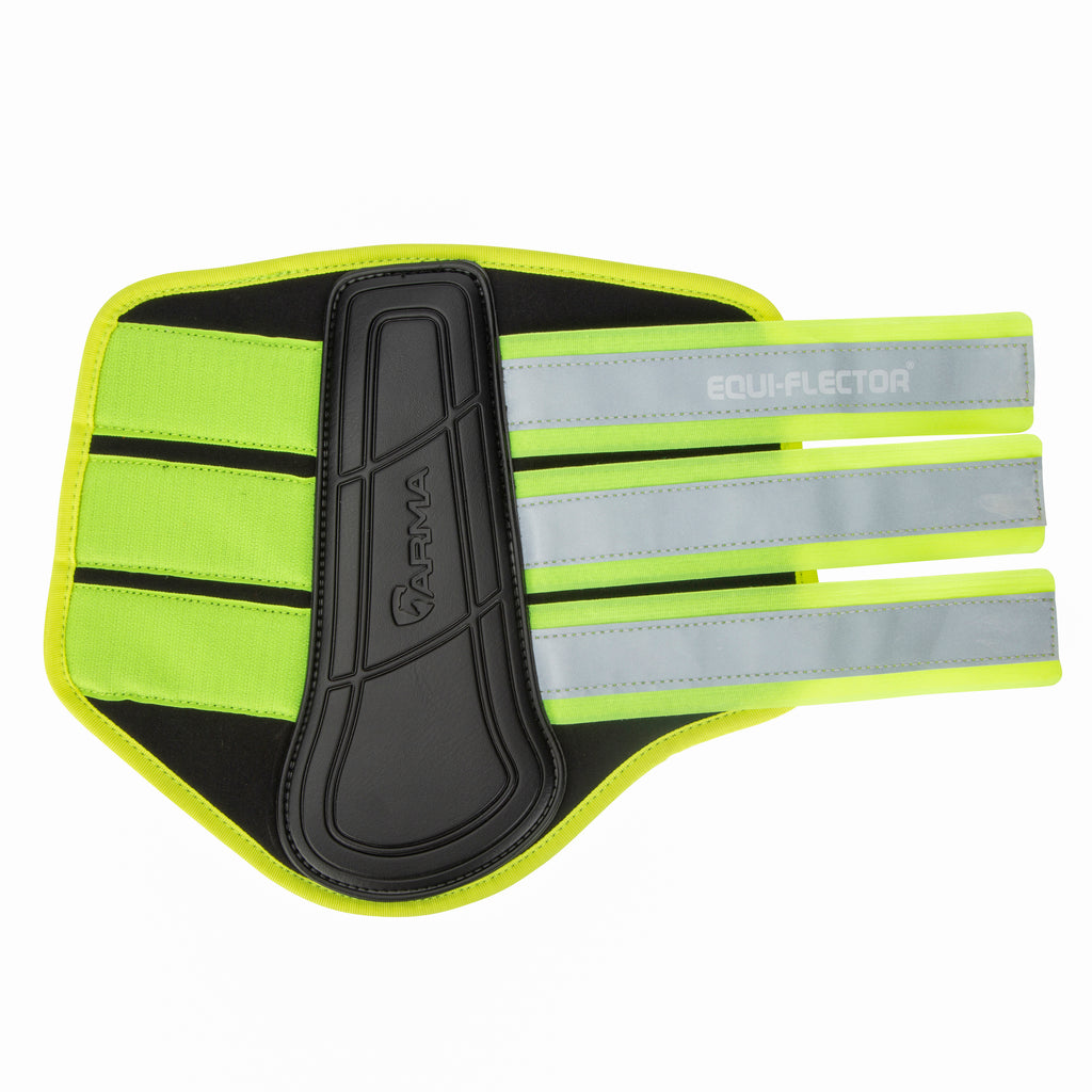 ARMA EQUI-FLECTOR Brushing Boots - Yellow