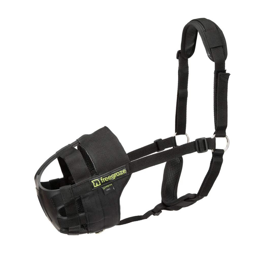 FreeGraze AirFlow Grazing Muzzle - Black