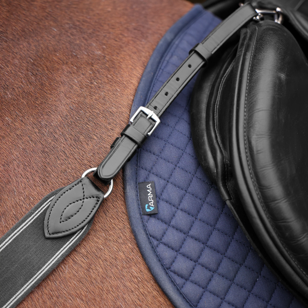 Velociti Lusso Three Point Elastic Breastplate - Black
