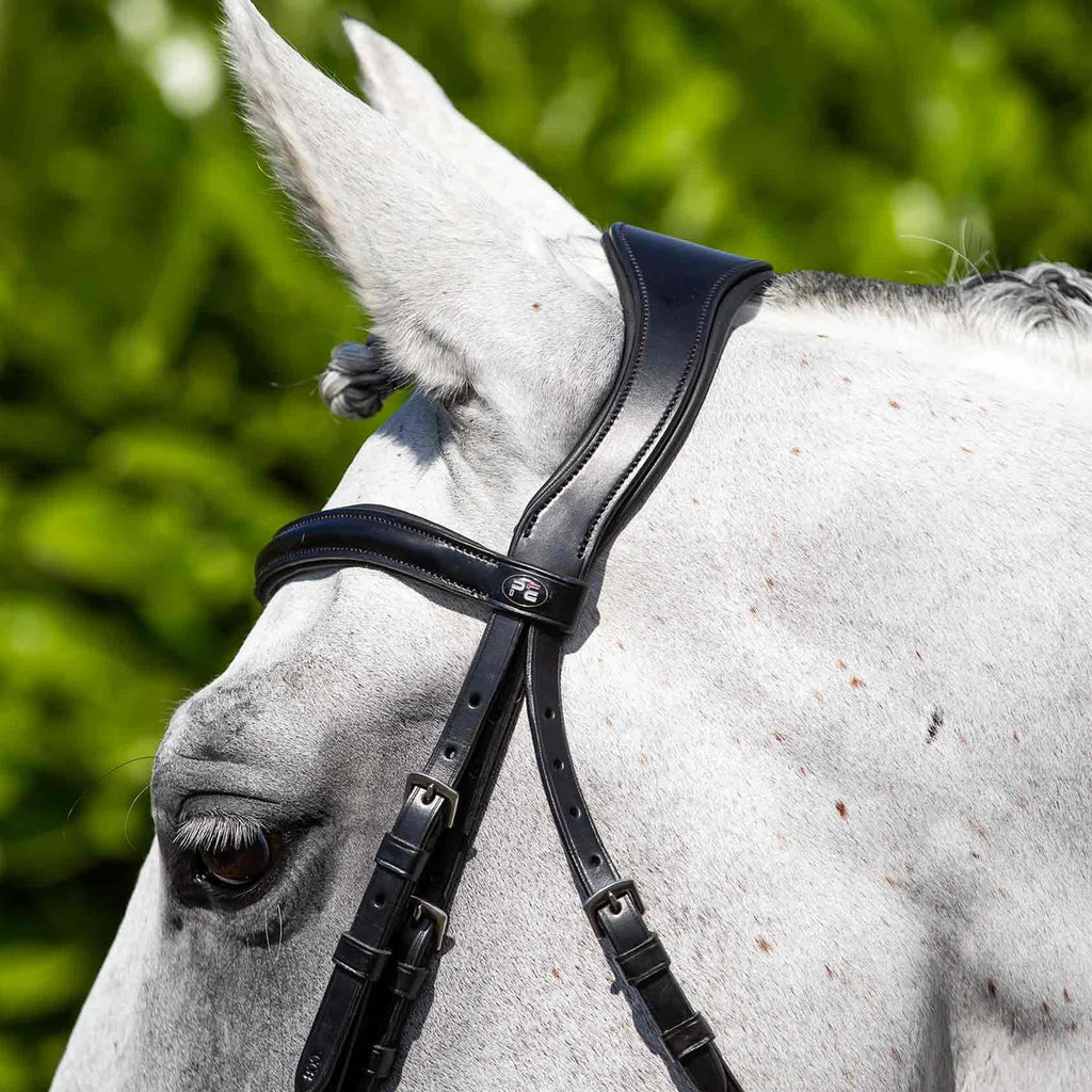 Premier Equine Verdura Anatomic Snaffle Bridle - Black