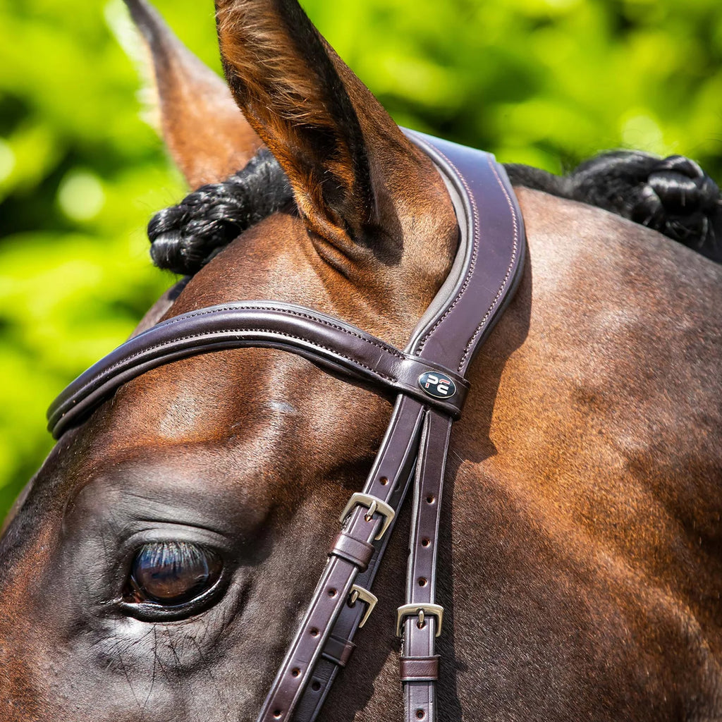 Premier Equine Verdura Anatomic Snaffle Bridle - Brown