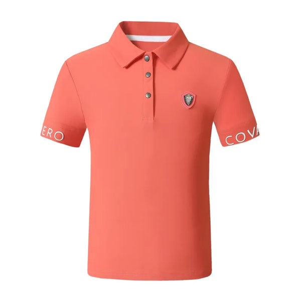 Covalliero Kids Polo Shirt - Coral