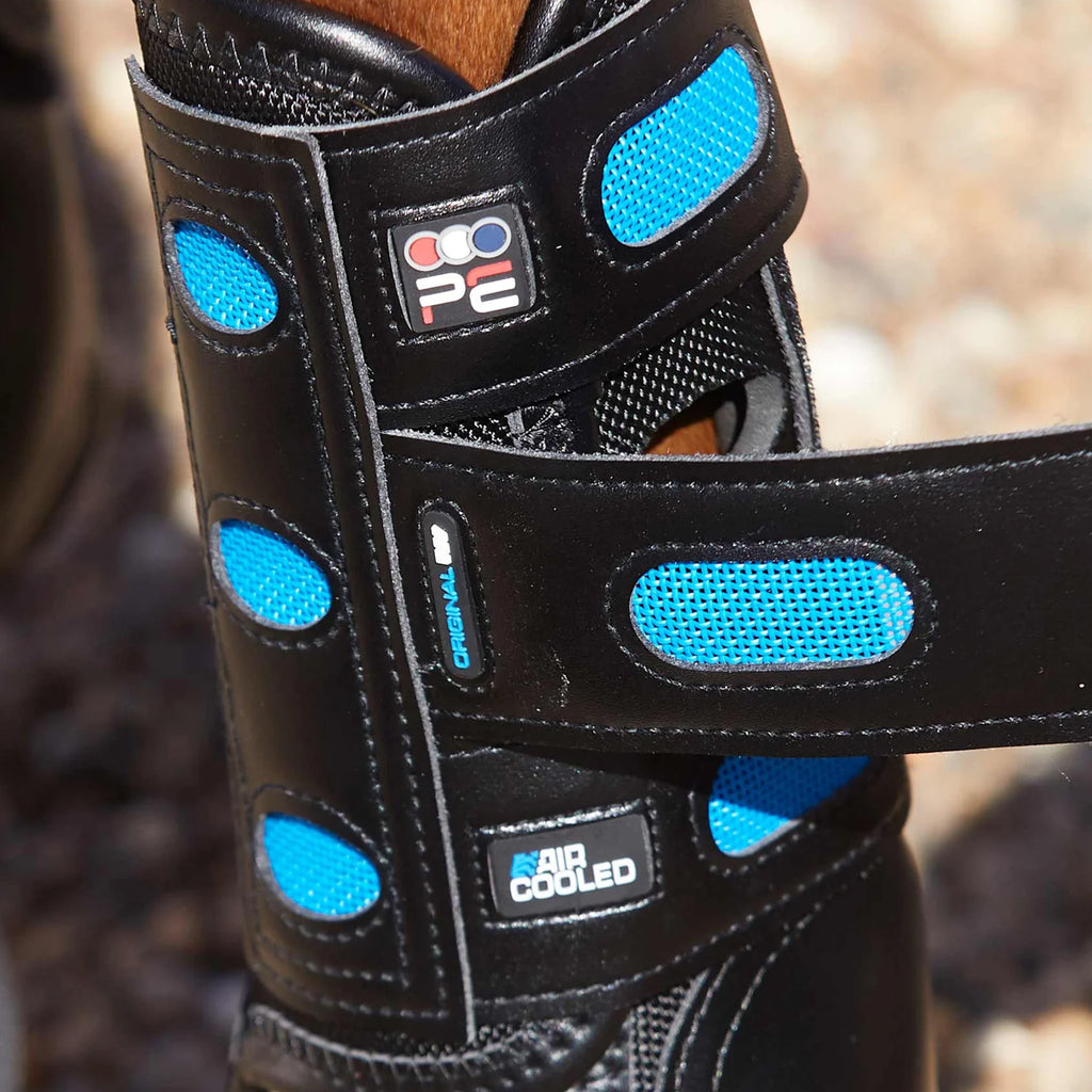 Premier Equine Air Cooled Original Eventing Boots - Black