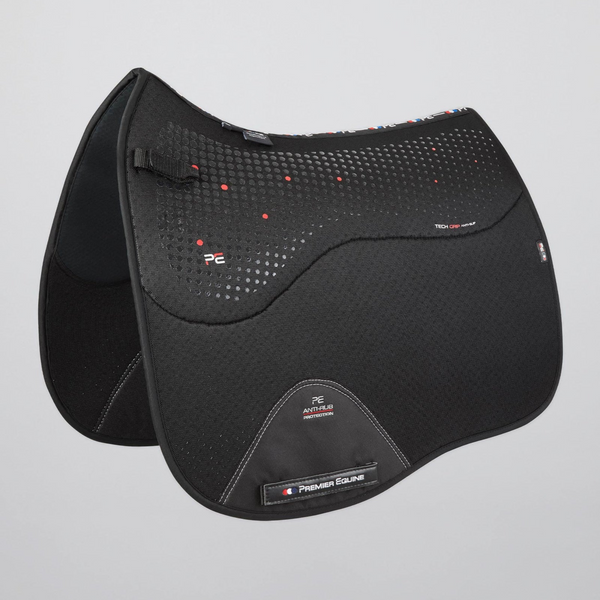 Premier Equine Close Contact Airtechnology Anti-Slip Dressage Square - Black