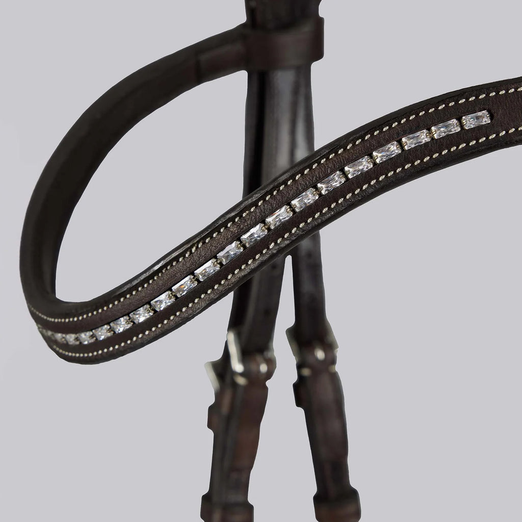 Premier Equine Veneto Anatomical Snaffle Bridle - Brown
