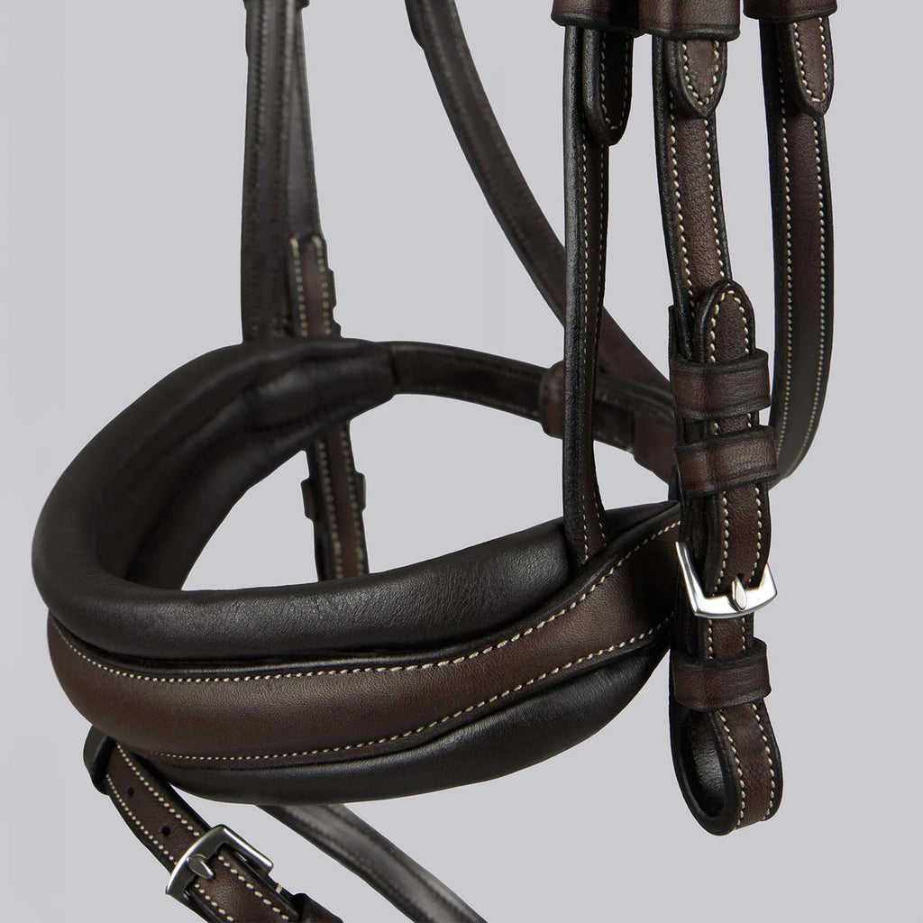 Premier Equine Veneto Anatomical Snaffle Bridle - Brown