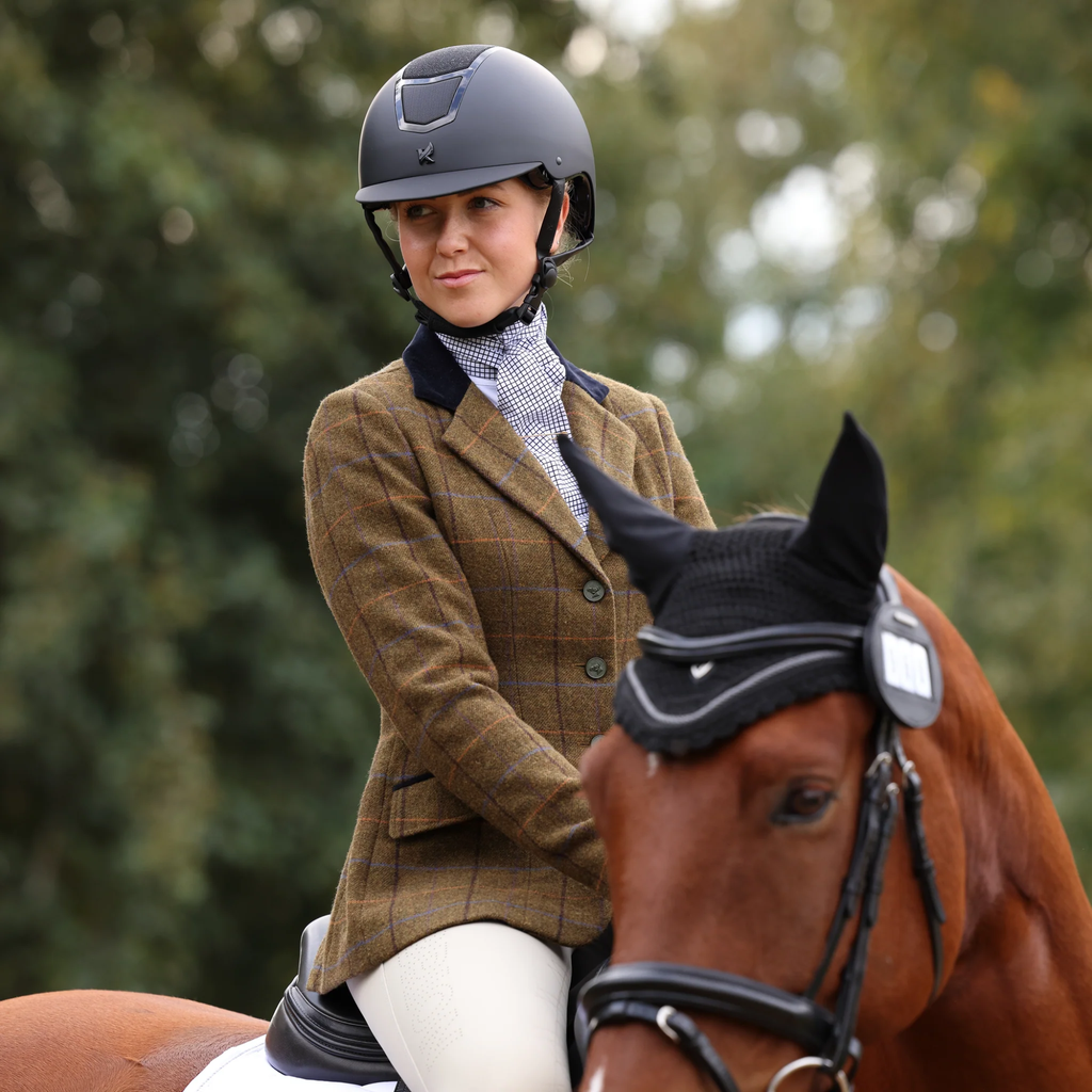Aubrion Ladies Saratoga Jacket - Oak Brown Check