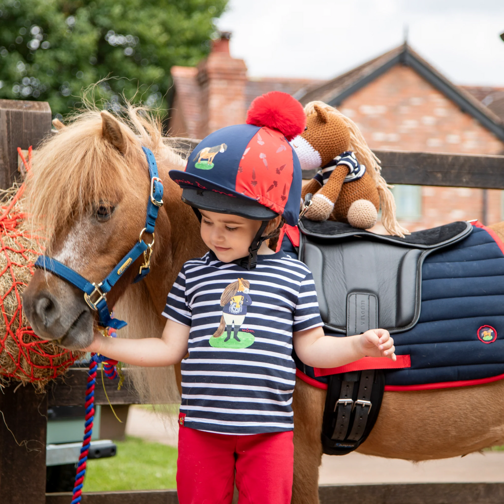 Winnie and Me Saddle Pad - Navy