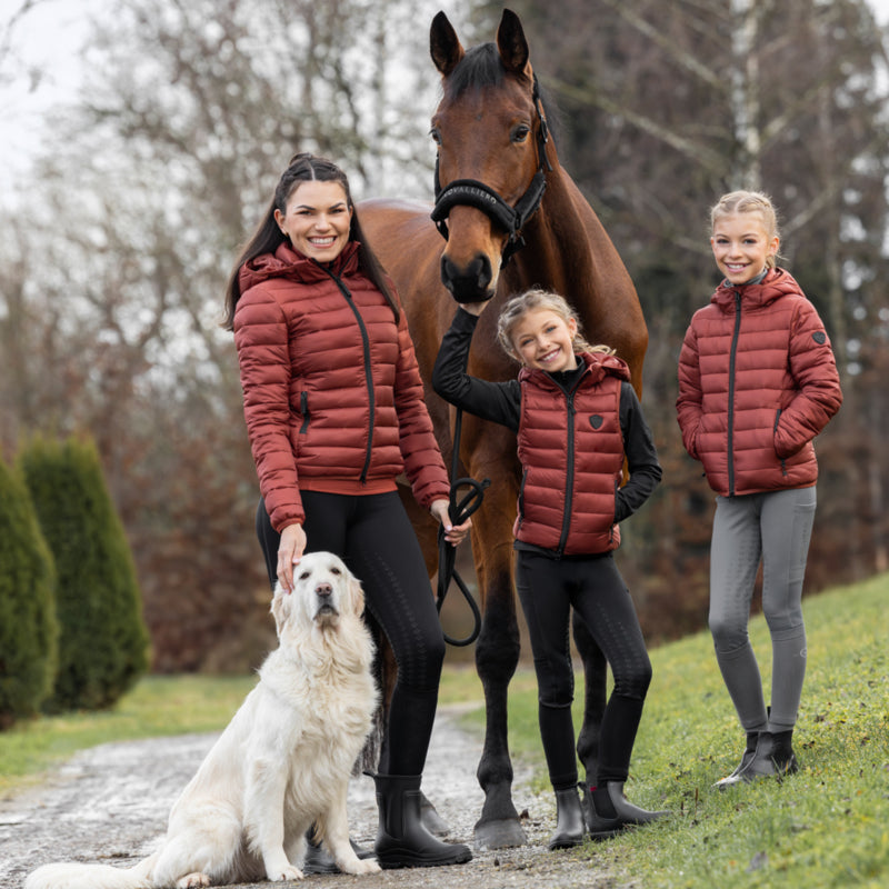 Covalliero Kids Quilted Jacket - Rust