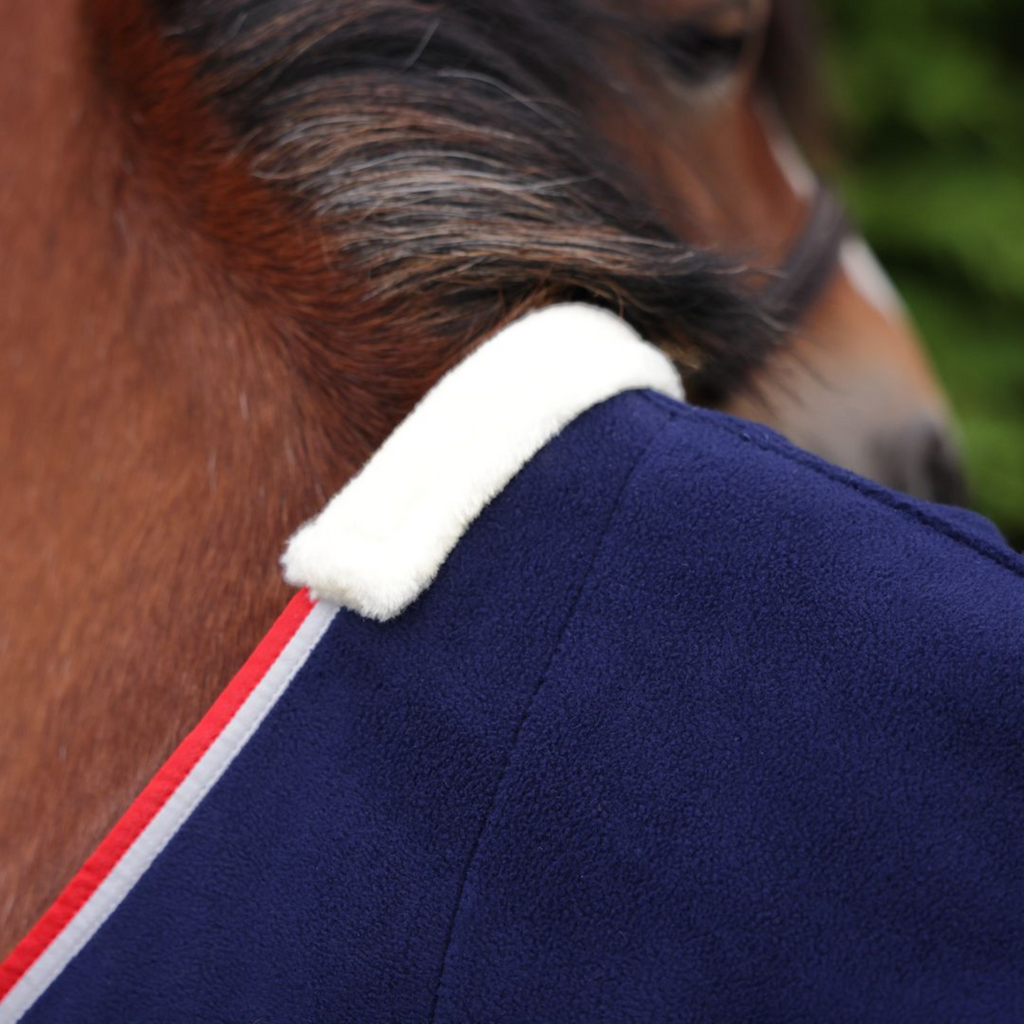 Winnie and Me Fleece Rug - Navy