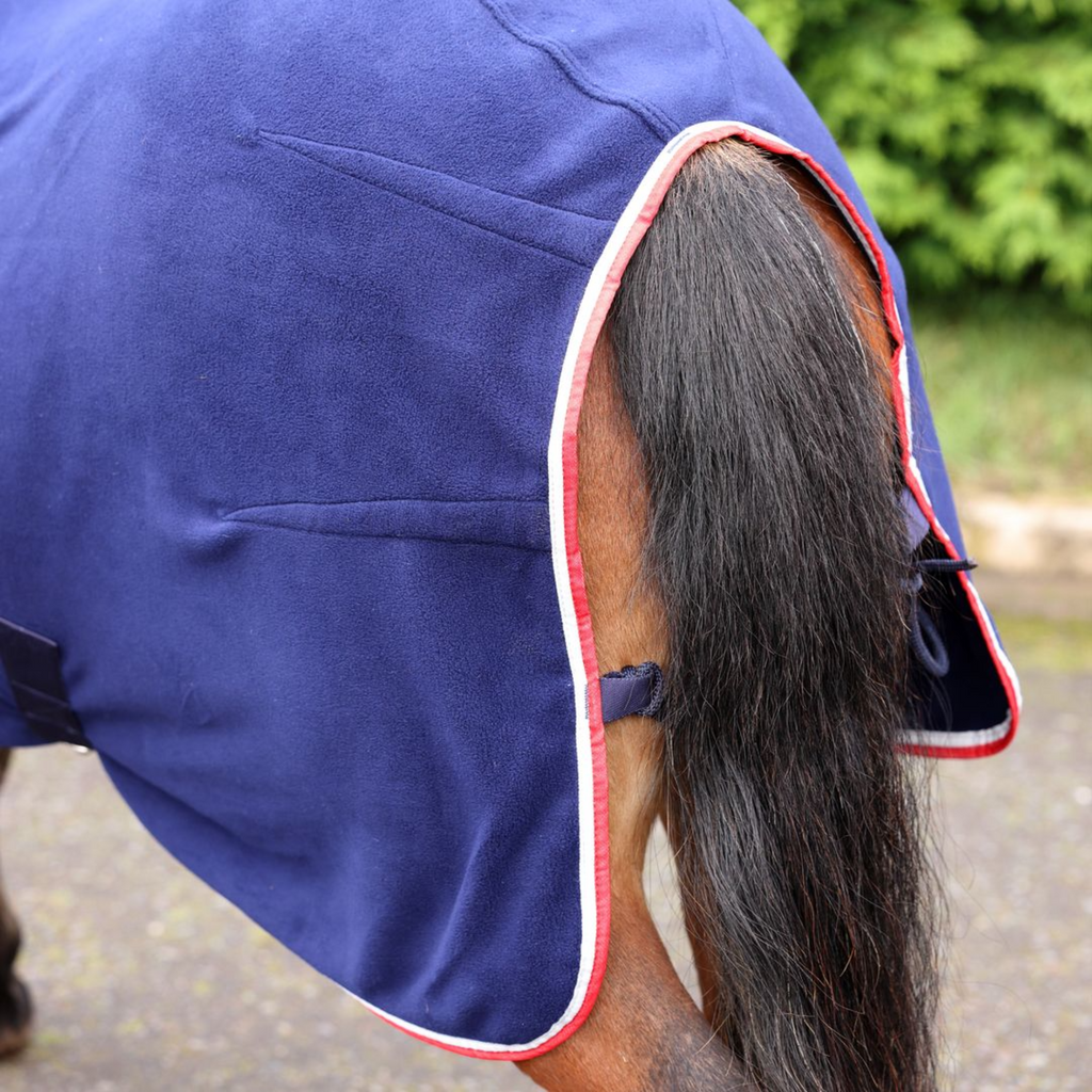 Winnie and Me Fleece Rug - Navy