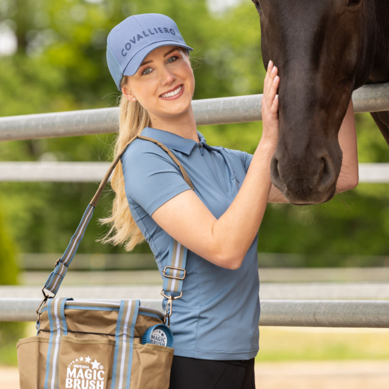 Covalliero Ladies Poloshirt - Smoked Blue
