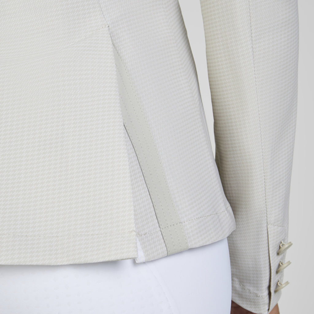 Pikeur Ladies Klea Pepita Show Jacket - Ivory