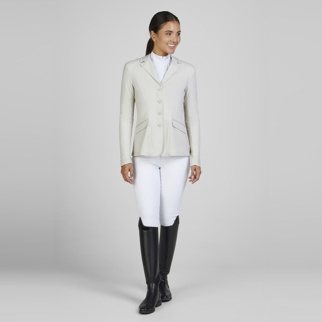 Pikeur Ladies Klea Pepita Show Jacket - Ivory