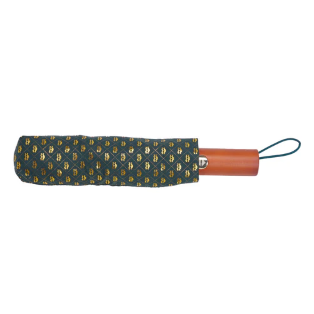 Holland Cooper Mini Umbrella - Green