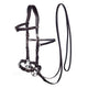 F.R.A Caval Hackamore Bridle - Brown