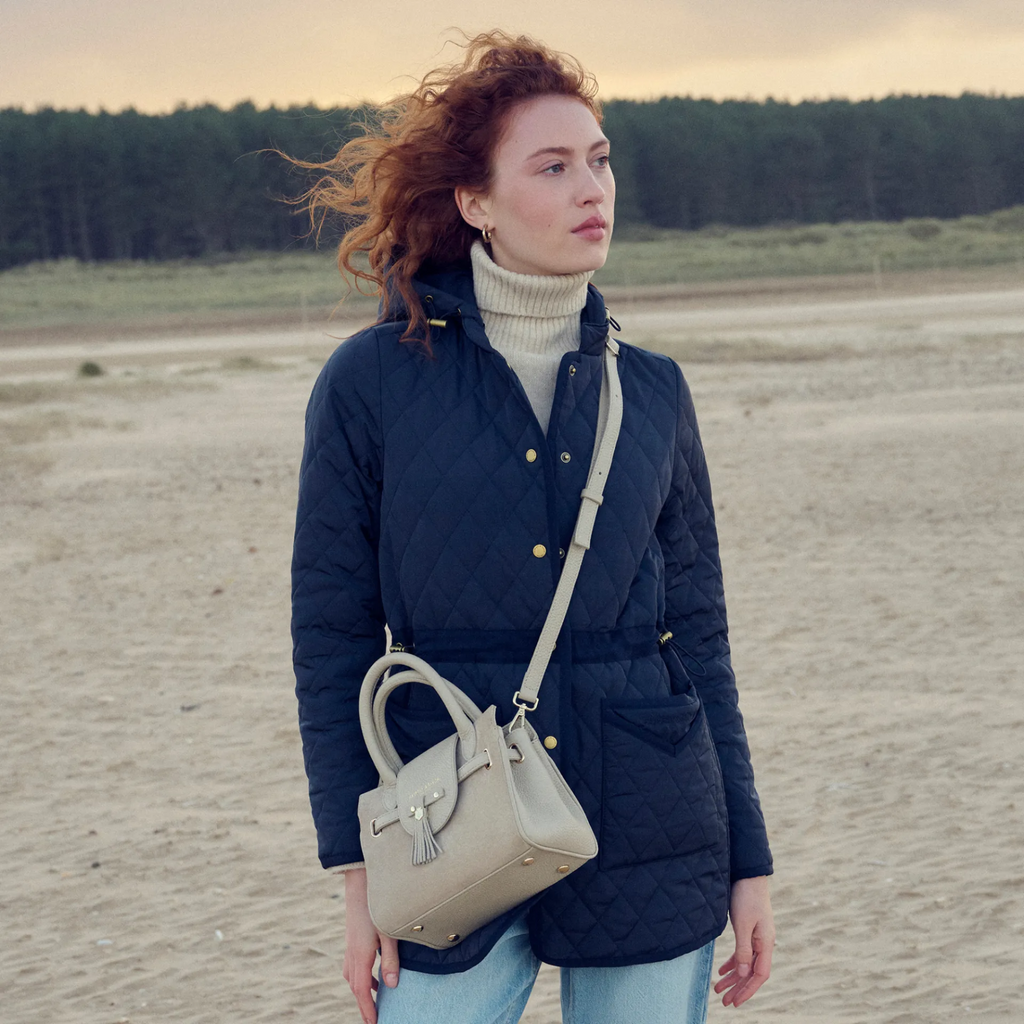 Fairfax and Favor Mini Windsor Handbag - Stone