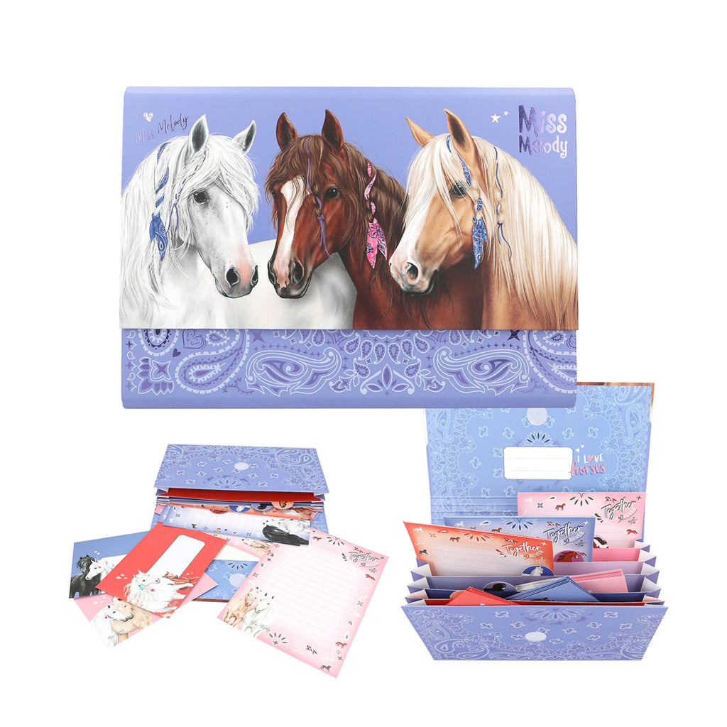 Miss Melody Letter-Set With Register Bandana
