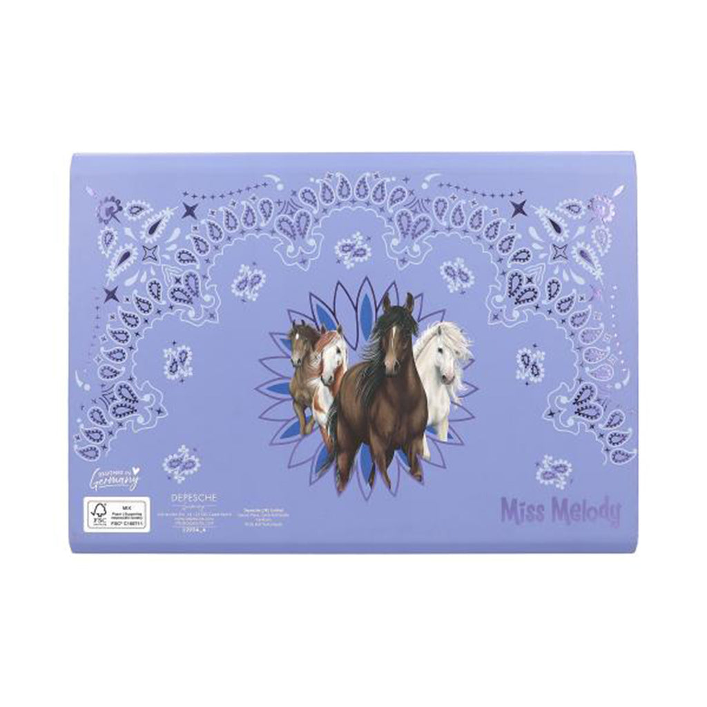 Miss Melody Letter-Set With Register Bandana