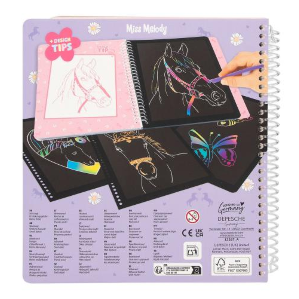 Miss Melody Magic-Scratch Horse Book