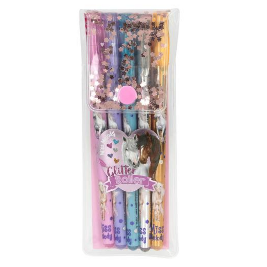 Miss Melody Glitter 5 Gel Pen Set