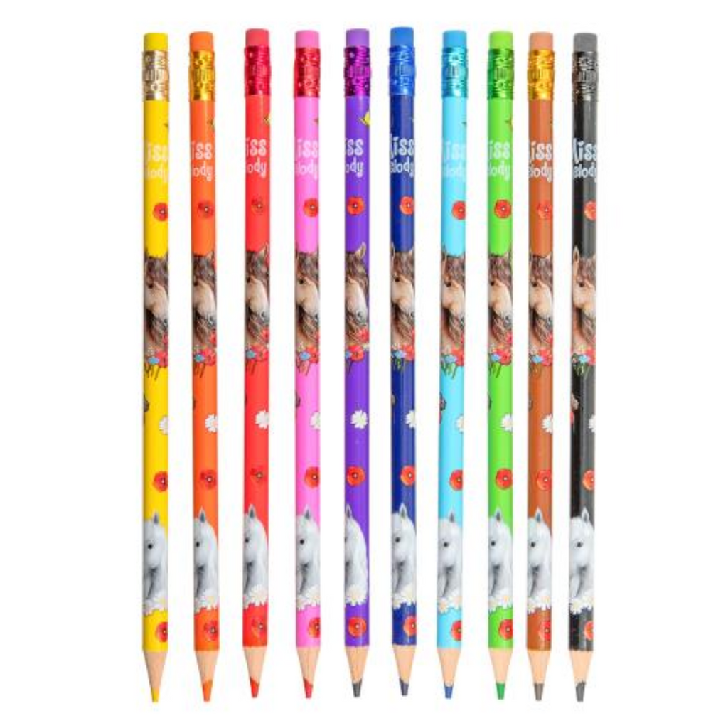 Miss Melody Erasable Colouring Pencils
