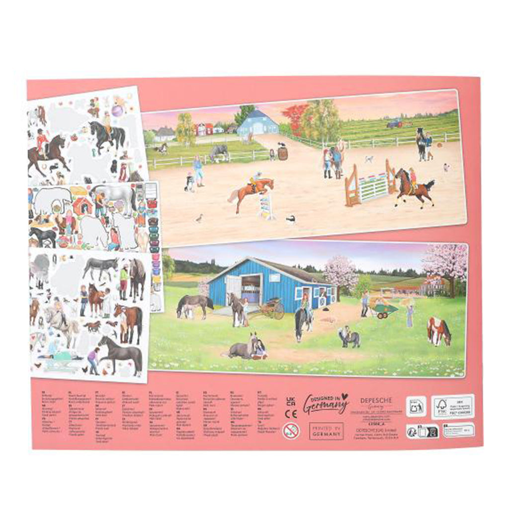 Create Your Happy Horses Colouring Book