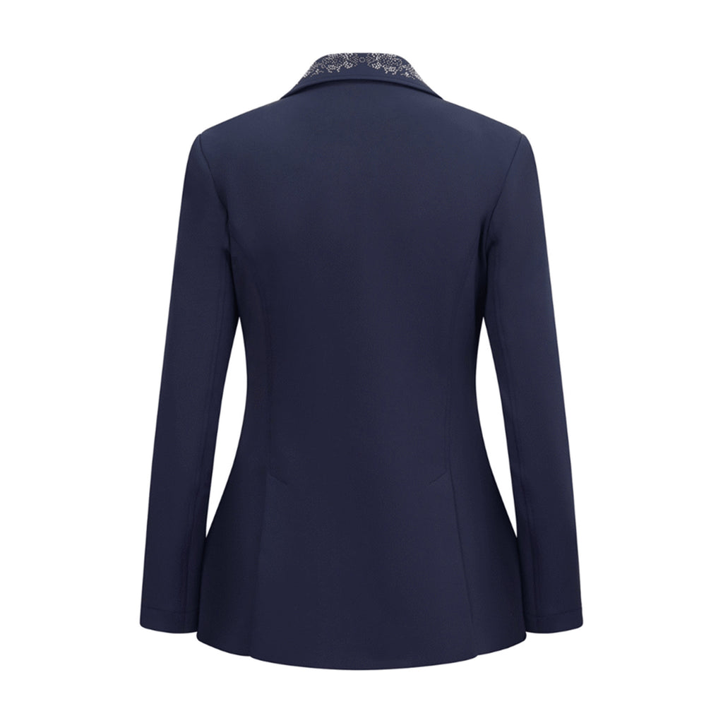 Equetech Crystal Showerproof Competition Jacket - Navy/Rose Gold