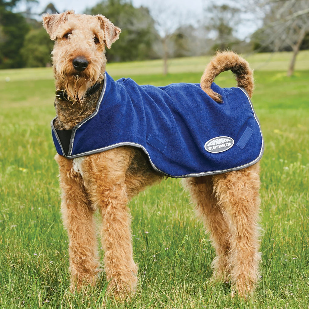 WeatherBeeta ComFiTec Premier Free Duo Deluxe Dog Coat - Dark Blue