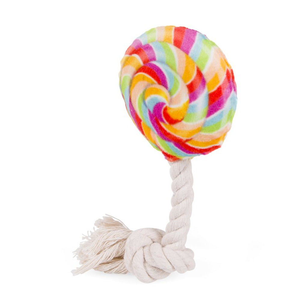 Petface Lilly Lollipop Plush and Rope Dog Toy