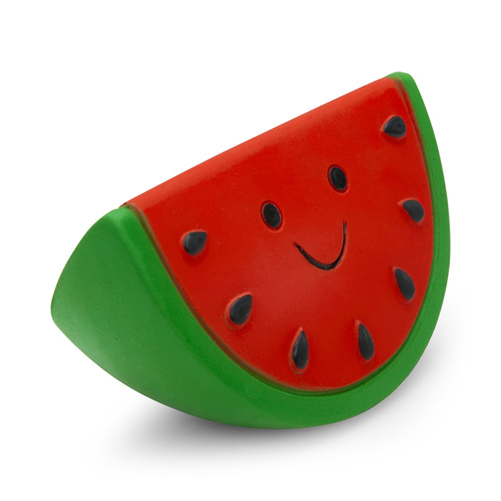 Petface Foodie Faces Latex Watermelon Dog Toy - Small