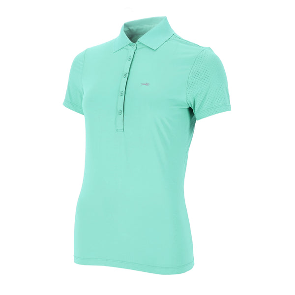 Schockemohle Ladies Madlin Polo Shirt - Sea Green