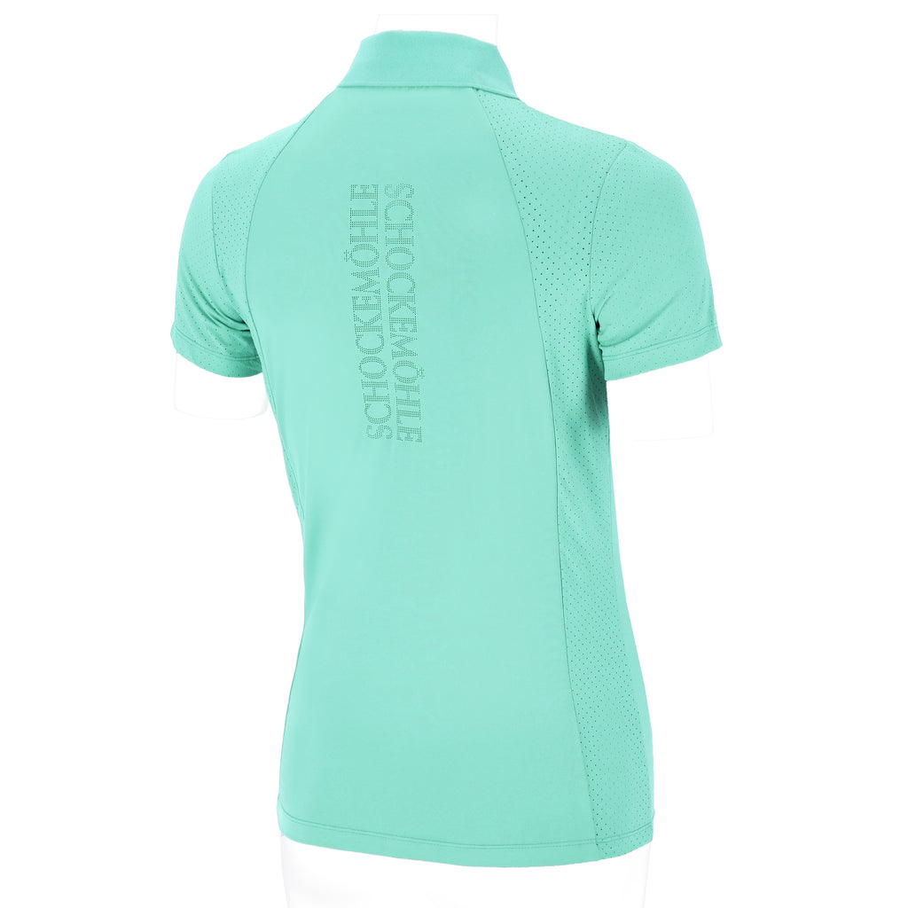 Schockemohle Ladies Madlin Polo Shirt - Sea Green