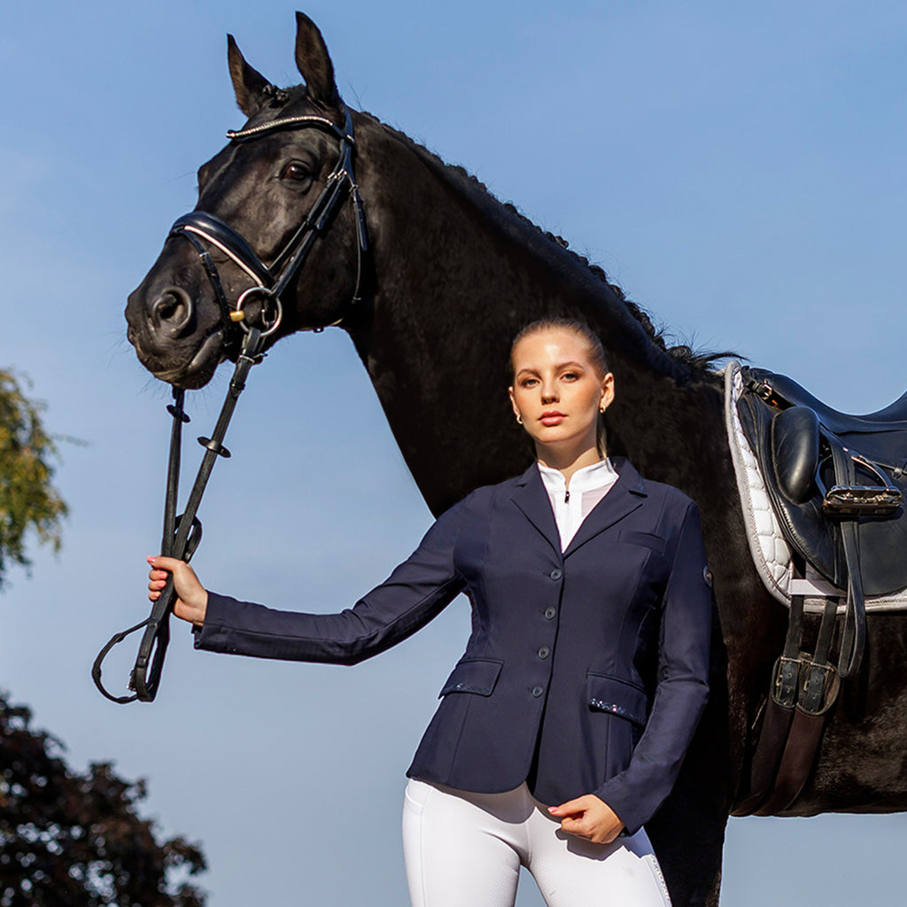 Schockemohle Ladies Alaine Show Jacket - Dark Navy