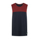 Ridgeline Mens Back Slider Singlet Top - Navy Multi