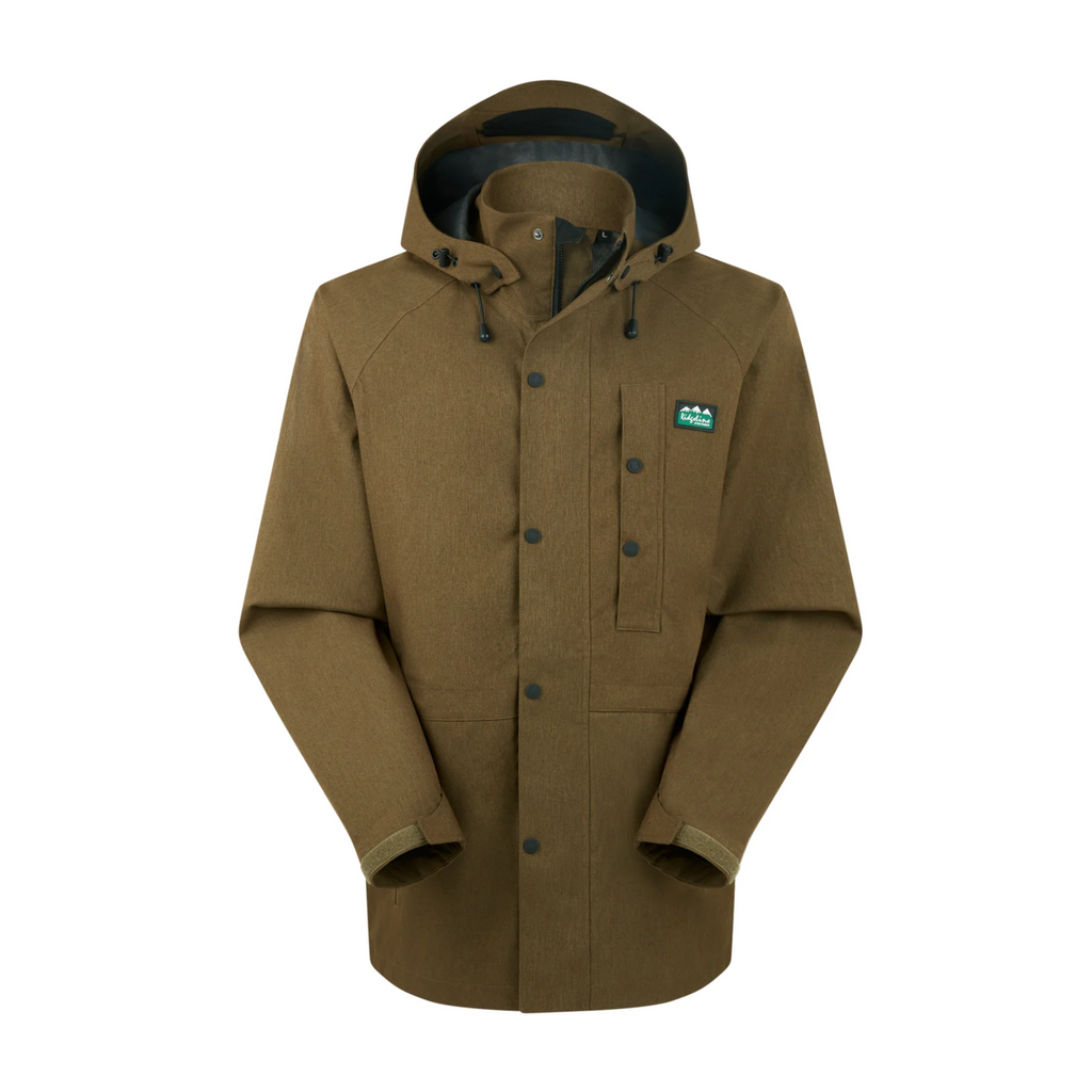 Ridgeline Mens Monsoon Light Jacket - Teak