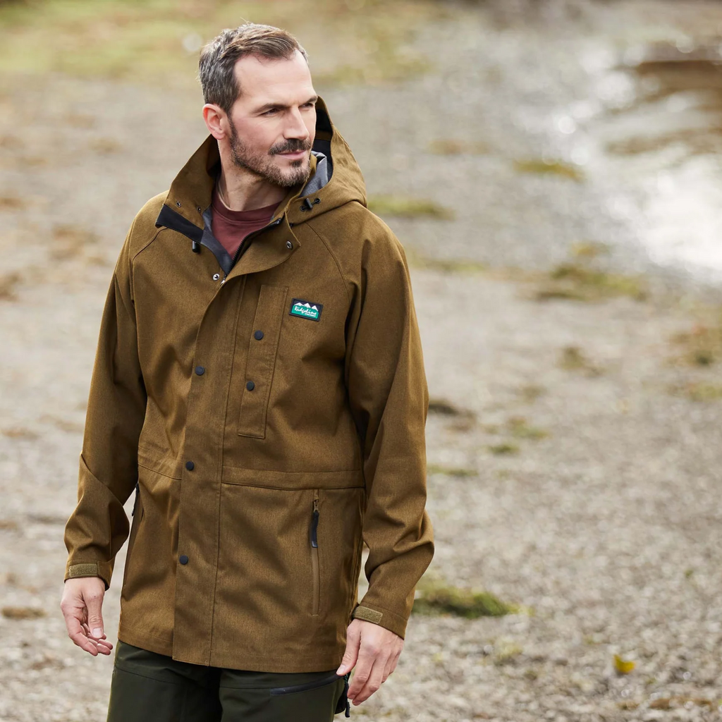 Ridgeline Mens Monsoon Light Jacket - Teak