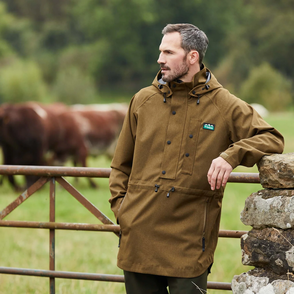 Ridgeline Mens Monsoon Light Smock - Teak
