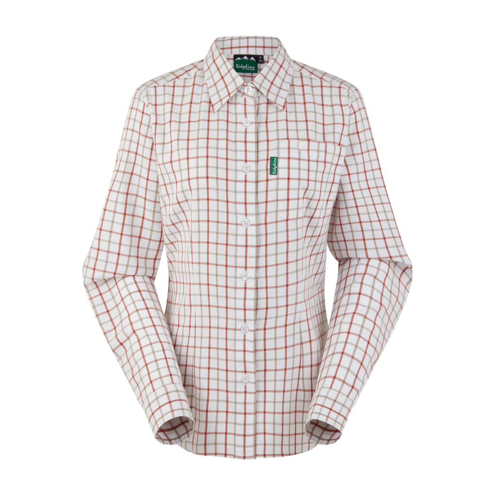 Ridgeline Ladies Sedgebrook Shirt - Russet/Roasted Cashew