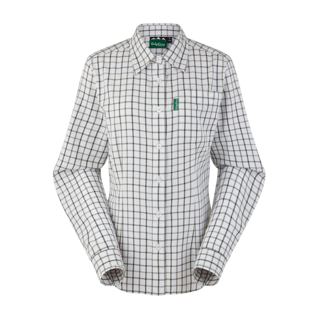 Ridgeline Ladies Sedgebrook Shirt - Deep Forest/Smokey Olive