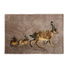 Luxury Washable Mat Hare Line