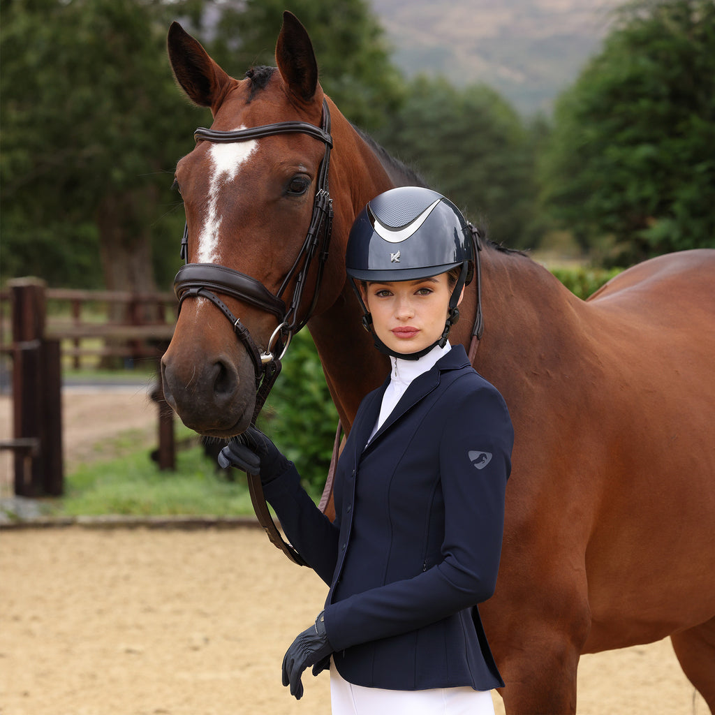 Karben Drew Ellipse SP Riding Hat - Navy